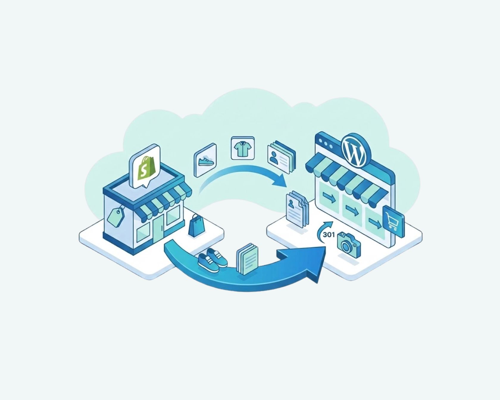 Sådan flytter du en webshop fra Shopify til WordPress